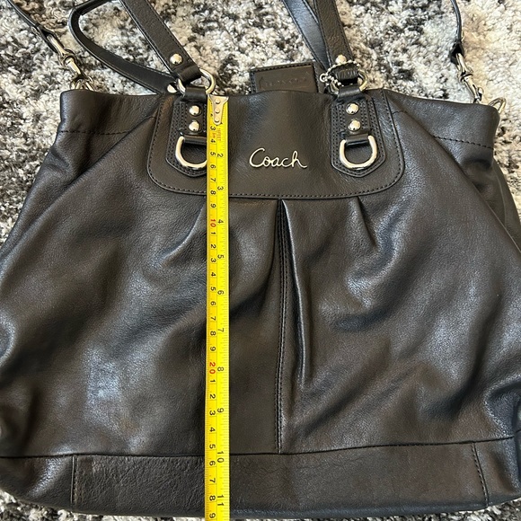 Women’s Coach Black Leather Handbag - Picture 8 of 14